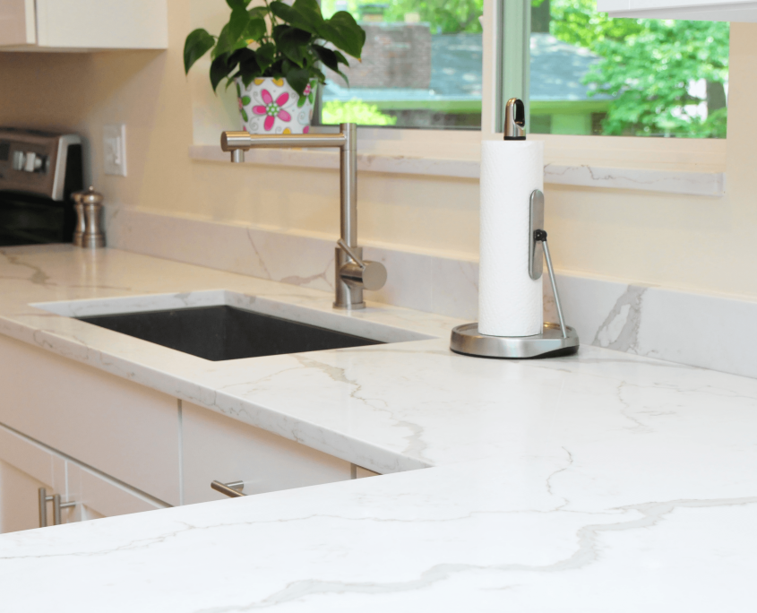 Contemporary Transitional Kitchen Remodel by Titan Granite project photo
