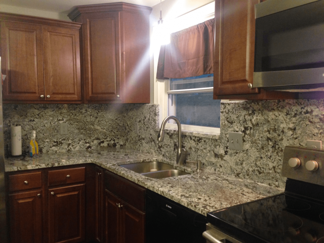 New Azul Aran Granite Kitchen - Project Details And Pictures