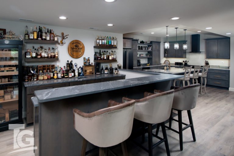 Basement Bar Countertops by Titan Granite Titan Granite St Louis MO